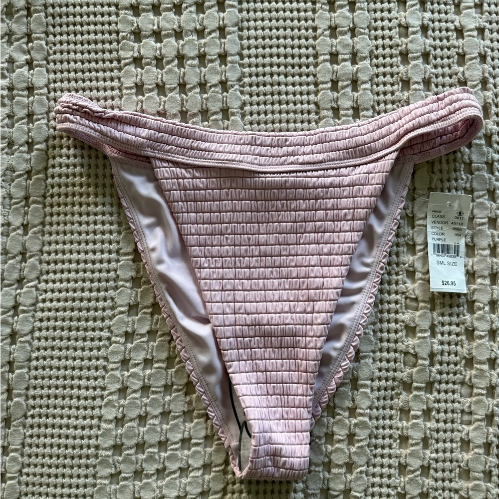 NEW PacSun‎ Purple Textured Bikini Bottom Size S